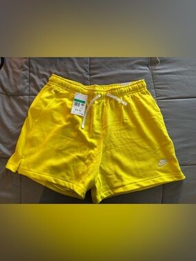 Nike Bright Yellow Athletic Shorts - 5”